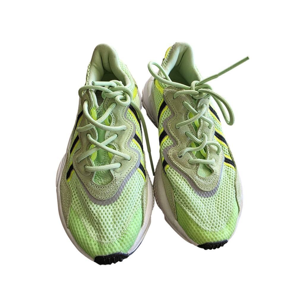 Adidas‎ Ozweego Glow Green Athletic Running Shoes Sneakers EE6466 Kids Size 3.5 - Picture 13 of 16